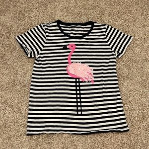 J. Crew Collector Tees - Flamingo Stripe T-Shirt